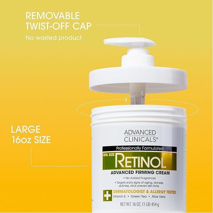 Advanced clinicals Retinol Body Lotion & Face Moisturizer 2 Advanced clinicals Retinol Body Lotion & Face Moisturizer