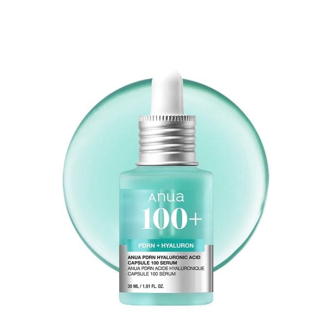 Anua PDRN Hyaluronic Acid Capsule 100 Face Serum With Collagen. Deeply Hydrates, Glows, Moisturizes, Softens, Gives Skin A Radiant Glow, Reduce Wrinkles, Fine Lines, Firms,...