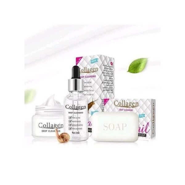 Collagen Anti-aging Face Cream +Face Serum + Face Soap