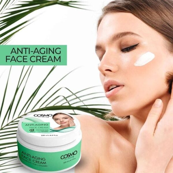 Cosmo ANTI-AGING Face Cream. Slows Aging, Firms, Removes Wrinkles, Fine Lines & Age Spots & Moisturizes.