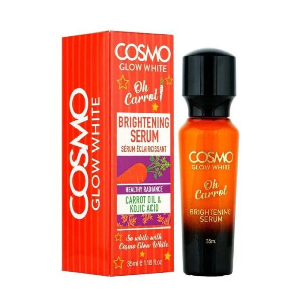 Cosmo Kojic Acid & Carrot Oil Brightening & Anti-Aging Face Serum. Slows Aging, Removes Dark Spots, Blemishes, Hyperpigmentations, Skin Dullness, Moisturizes, Brightens, Glows,...
