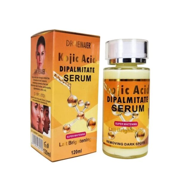 Dr. Meinaier Kojic Acid Dipalmitate Lait Brightening Serum. Removes dark Spots, Acne, Freckles, Pigmentations, Moisturizes, Smooths, Brightens and Softens the skin
