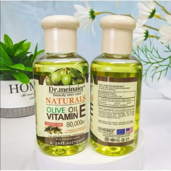 Dr. Meinaier Pure Anti Aging Natural Vitamin E 70,000/80,000/90,000 IU Oil 100% Pure Vitamin E Oil Beauty Skincare For Nourishing Anti-aging Brightening Moisturizer Natural...