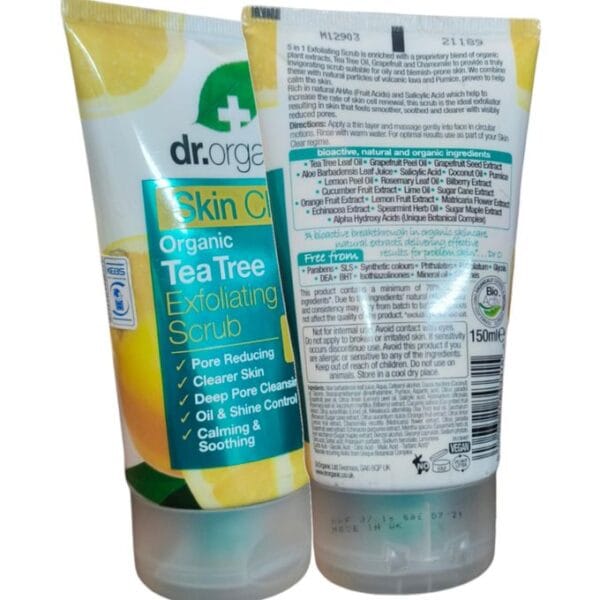 Dr. Organic Tea Tree Exfoliating Scrub