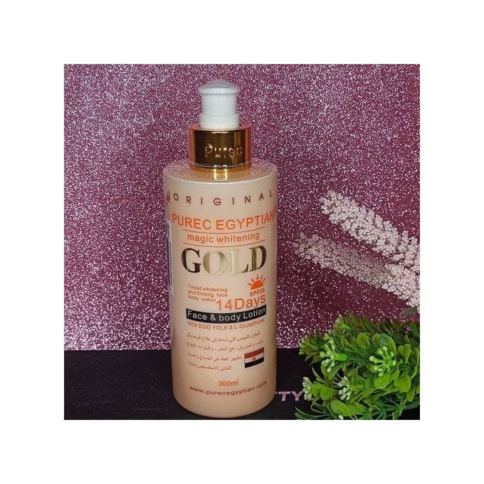 Egyptian Magic Pure Magic Whitening Gold Face And Body Lotion- 300ml 1 Egyptian Magic Pure Magic Whitening Gold Face And Body Lotion- 300ml