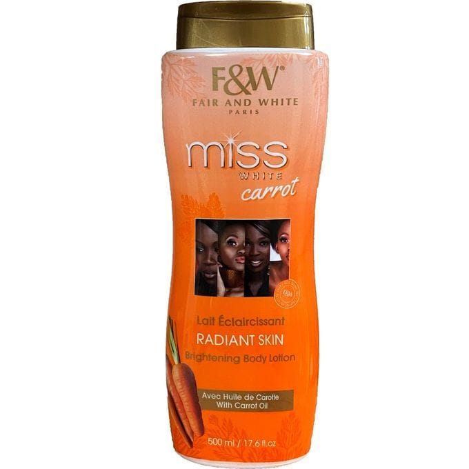 Fair & White Miss White Carrot - Brightening Body Lotion- 500ml 1 Fair & White Miss White Carrot - Brightening Body Lotion- 500ml