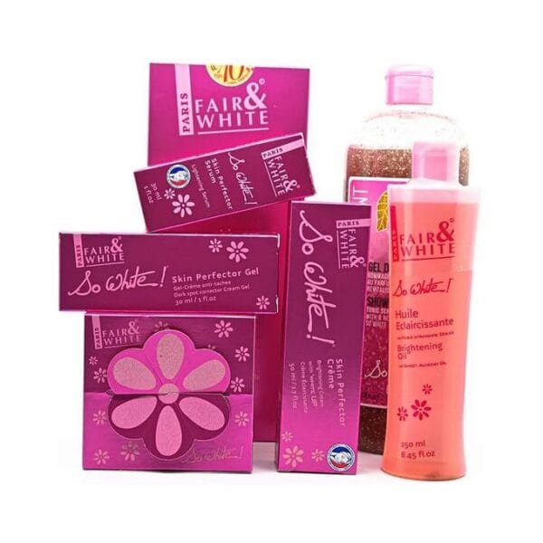 Fair & White So White (Skin Perfector) Face Gel & Face Creme & Wash Set
