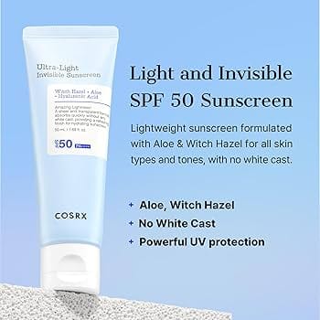 Cosrx Ultra Light Invisible Sunscreen 2 Cosrx Ultra Light Invisible Sunscreen