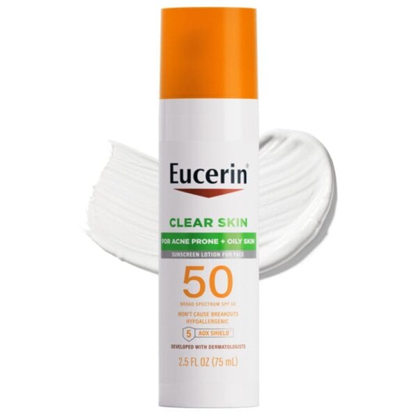 Eucerin Clear Skin SPF 50 Sunscreen Lotion