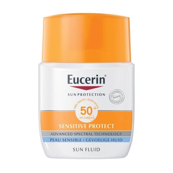 Eucerin Sensitive Protect Spf 50 Sun Fluid Sunscreen