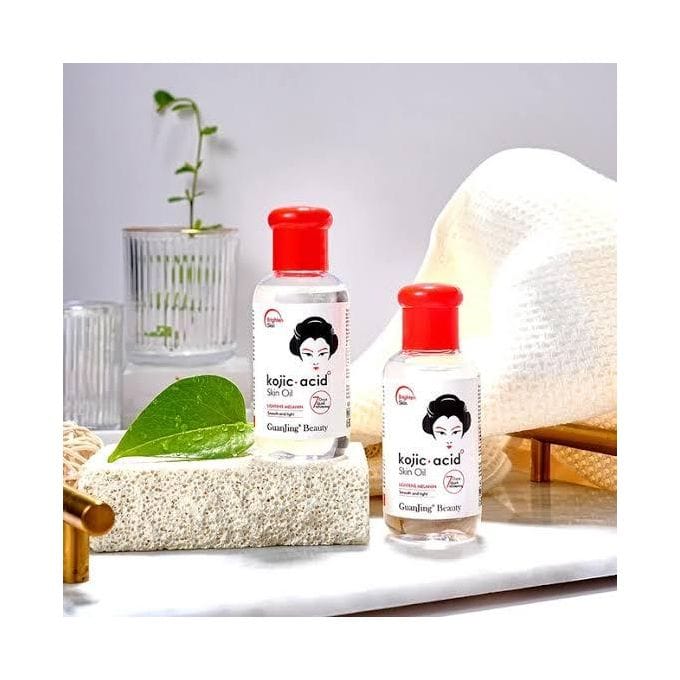 Guanjing Kojic Acid Skin Oil Whitening Smooth & Firming Brighten Vitamin E Moisturizer Skin Oil 1 Guanjing Kojic Acid Skin Oil Whitening Smooth & Firming Brighten Vitamin E Moisturizer Skin Oil