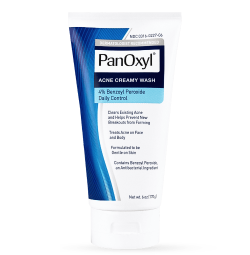 PanOxyl 4% Benzoyl Peroxide Acne Creamy Wash