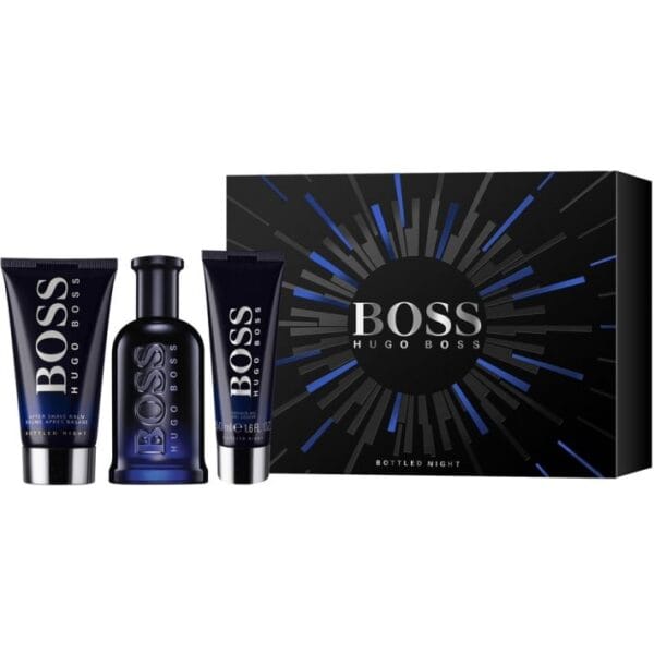 Hugo Boss Bottled Night EDT 100ml Gift Set For Men
