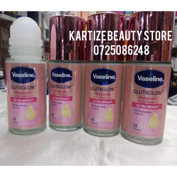 Vaseline Gluta Glow Ampoule Serum Deodorant Ultra Bright Roll On