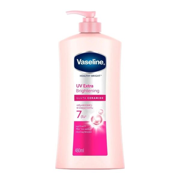 Vaseline Healthy Bright UV Extra Brightening Gluta Ceramide 480 Ml.