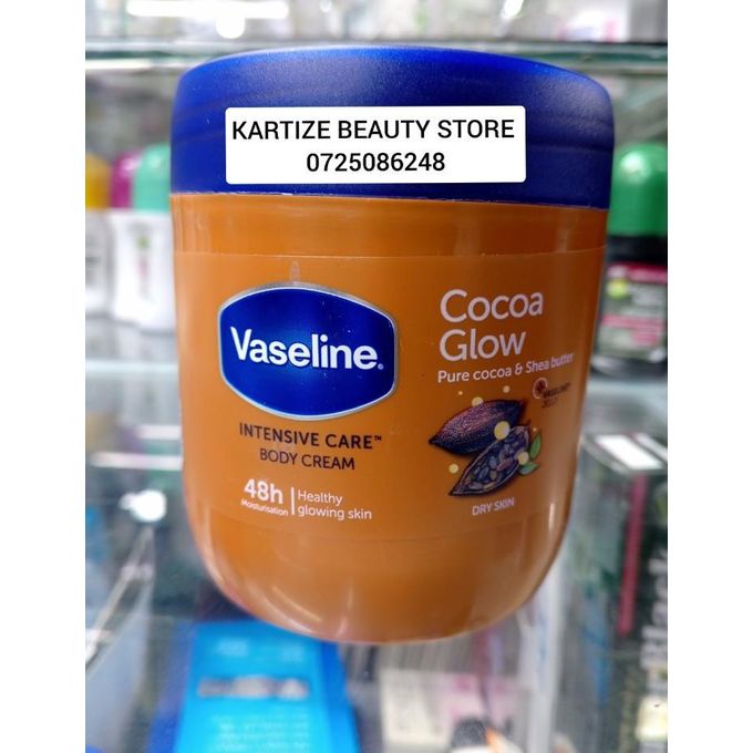 Vaseline Intensive care body cream cocoa glow pure cocoa & shea butter 1 Vaseline Intensive care body cream cocoa glow pure cocoa & shea butter
